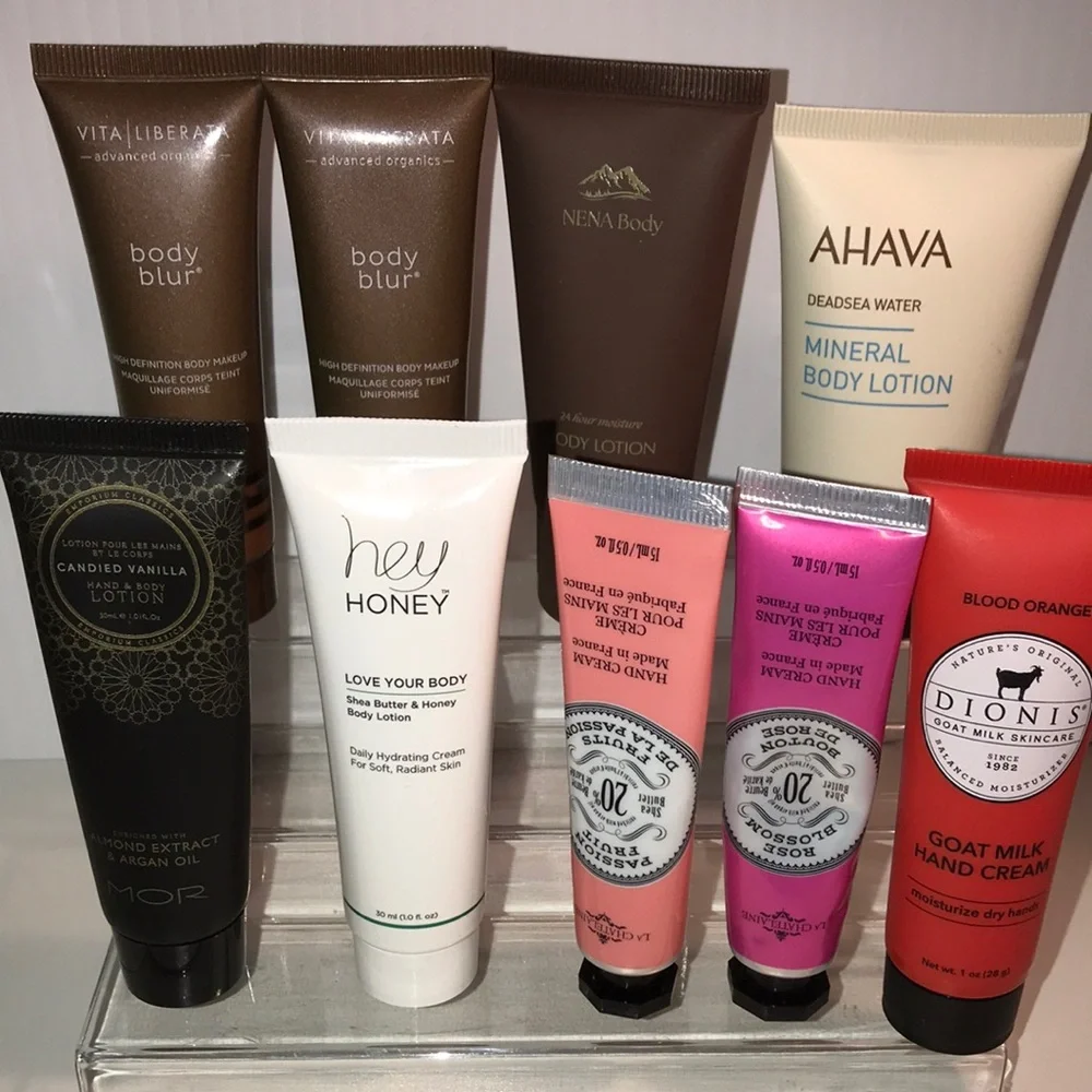 9 piece hand and body lotion lot NEW - Picture 2 of 5